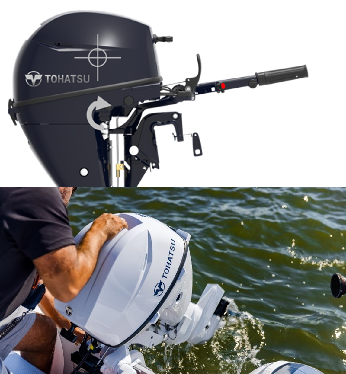 Tohatsu MFS9.8C Portable 4-stroke Outboard Engine