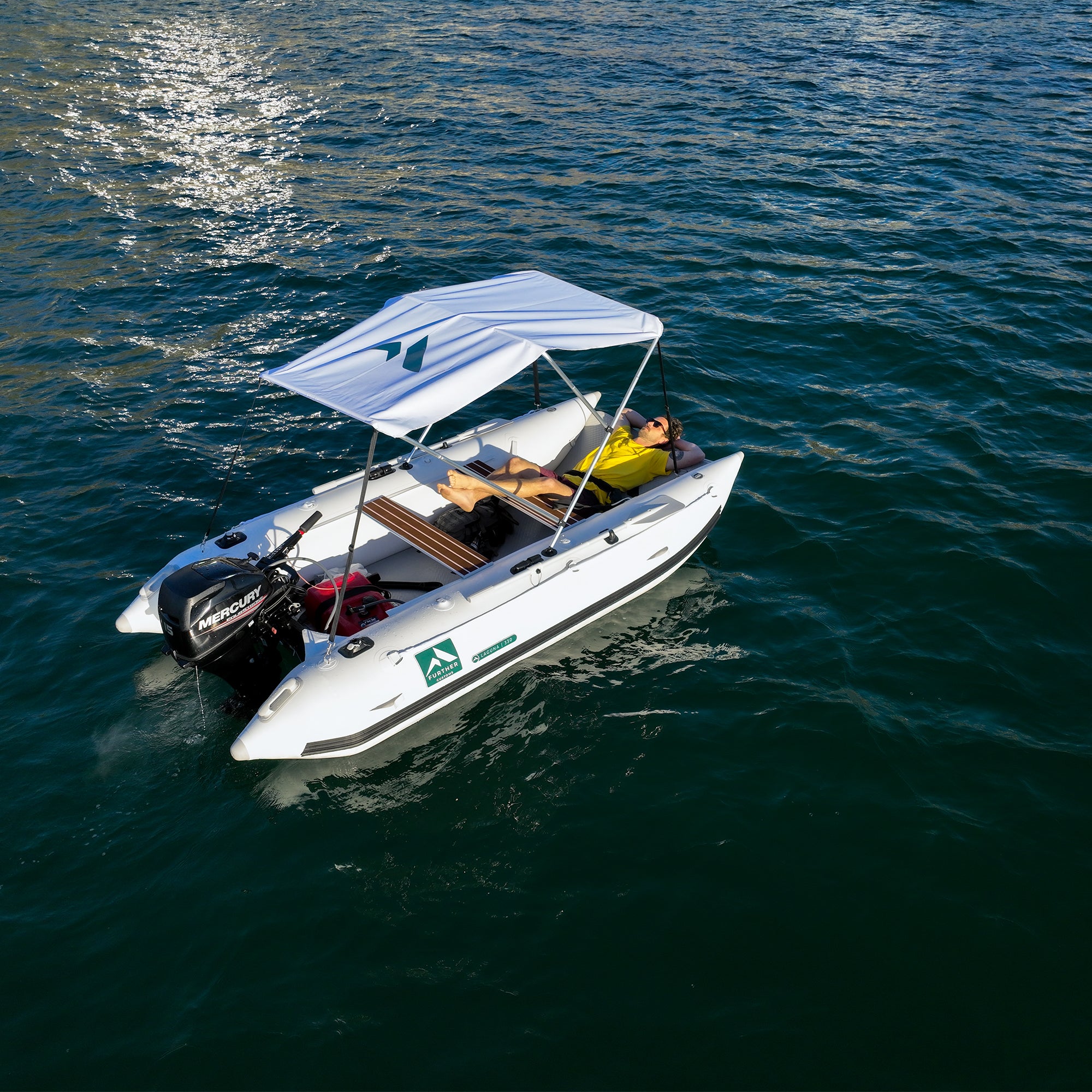 Further Customs Inflatable Dinghy Packable Yacht Tender Boat Portable Catamaran