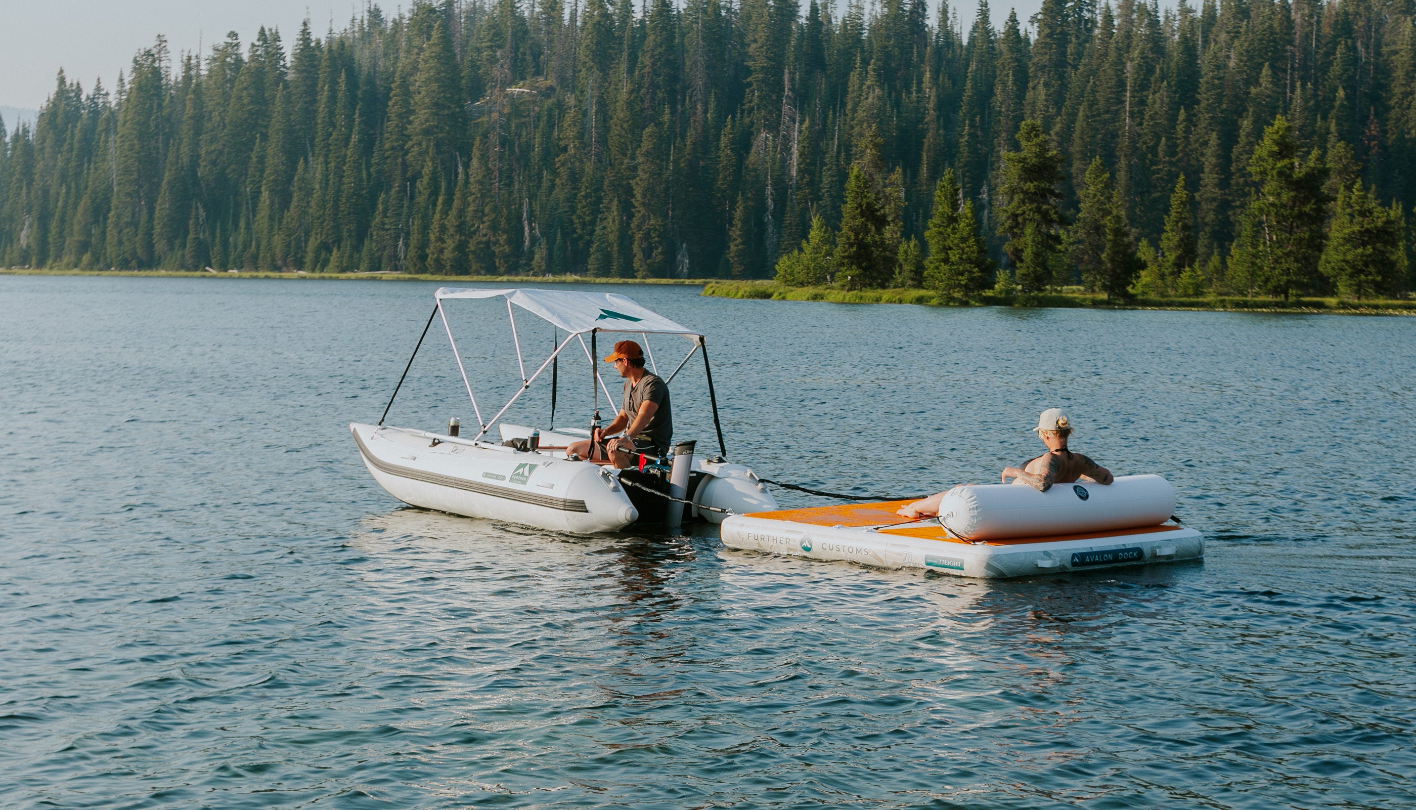 Further Customs Laguna Inflatable Catamaran Best Lake Dinghy Fishing Boat Portable Yacht Tender Freshwater Canada