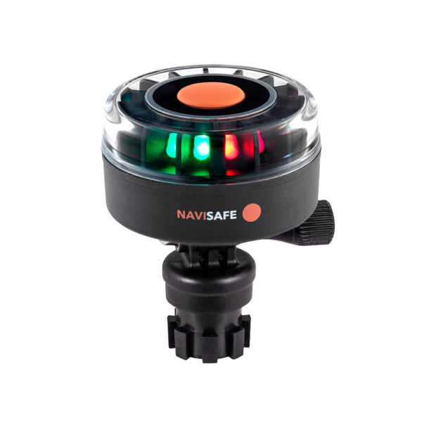 NAVISAFE Navilight Tricolor  360° - 2NM Portable Navigation Lights with Navimount Base