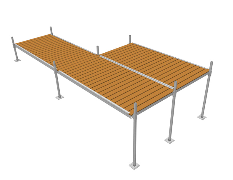 True North 20' Aluminum Dock with Single Patio