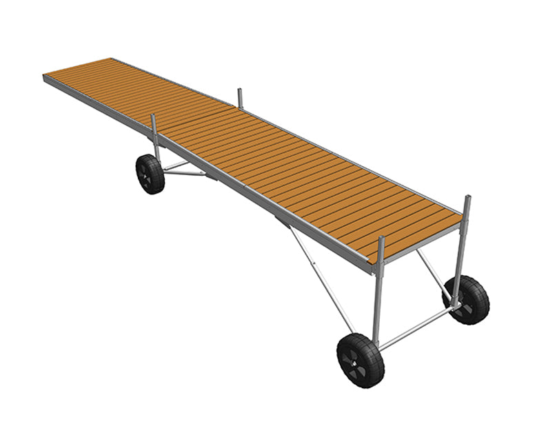 True North 30' Aluminum Rolling Dock