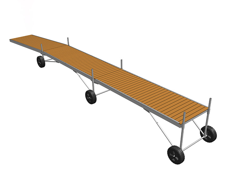 True North 45' Aluminum Rolling Dock