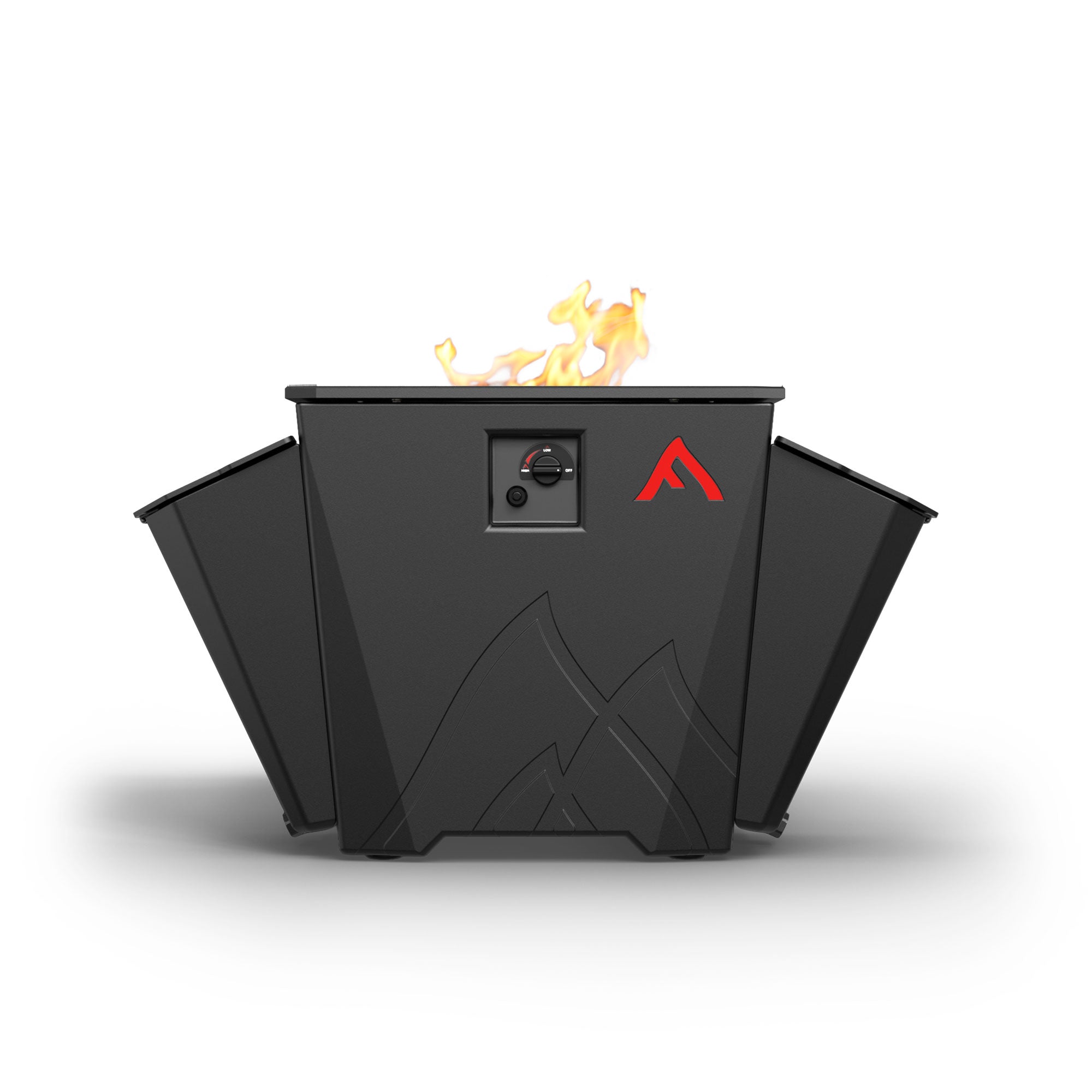 Floating Flame with Built-Ib Cooler and Cup Holders
