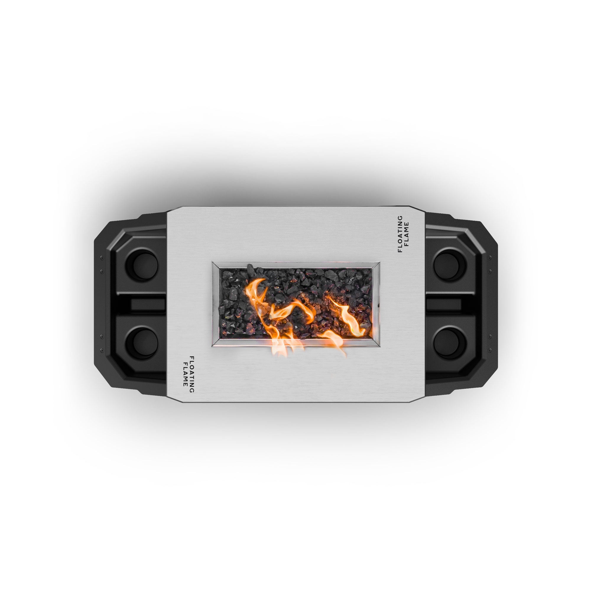 Floating Flame with Built-Ib Cooler and Cup Holders