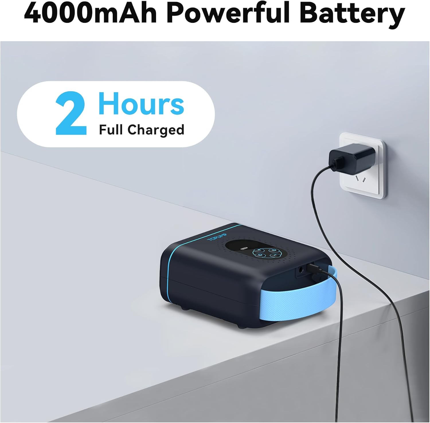 TOPUMP Portable Electric Rechargeable Pump