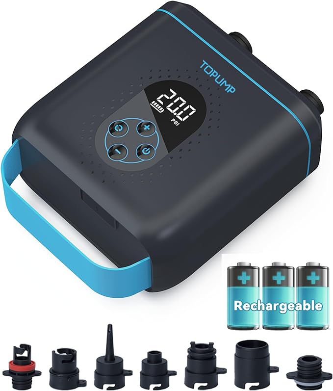 TOPUMP Portable Electric Rechargeable Pump