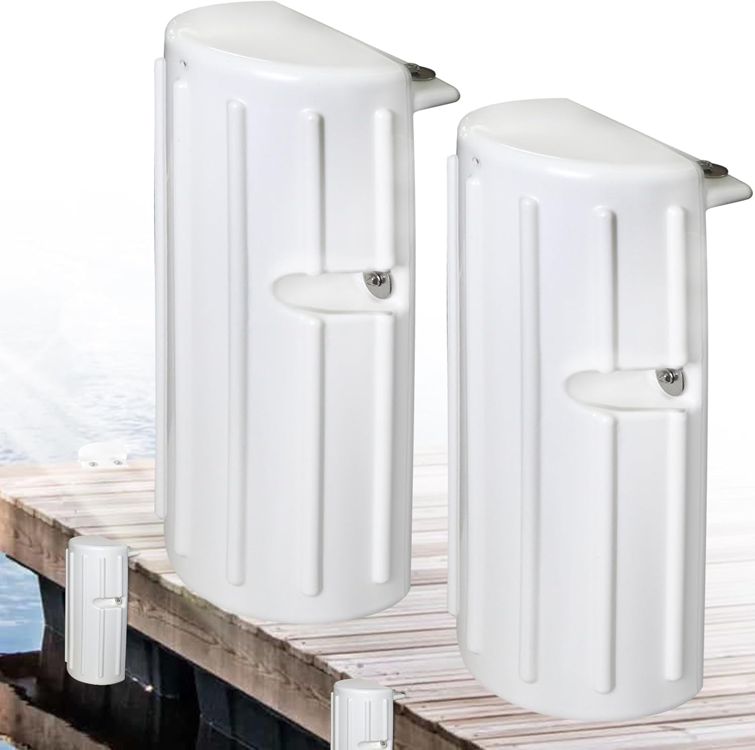 Dock Fenders with Mounting Hardware - Package of 2