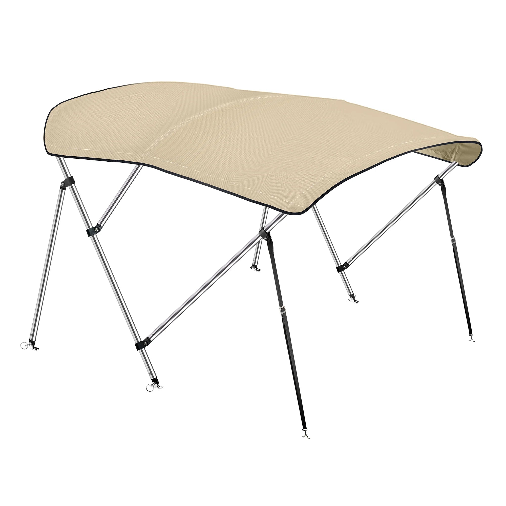 Dock Bimini Top Kit with Zippered Boot Cover - Triple Bow