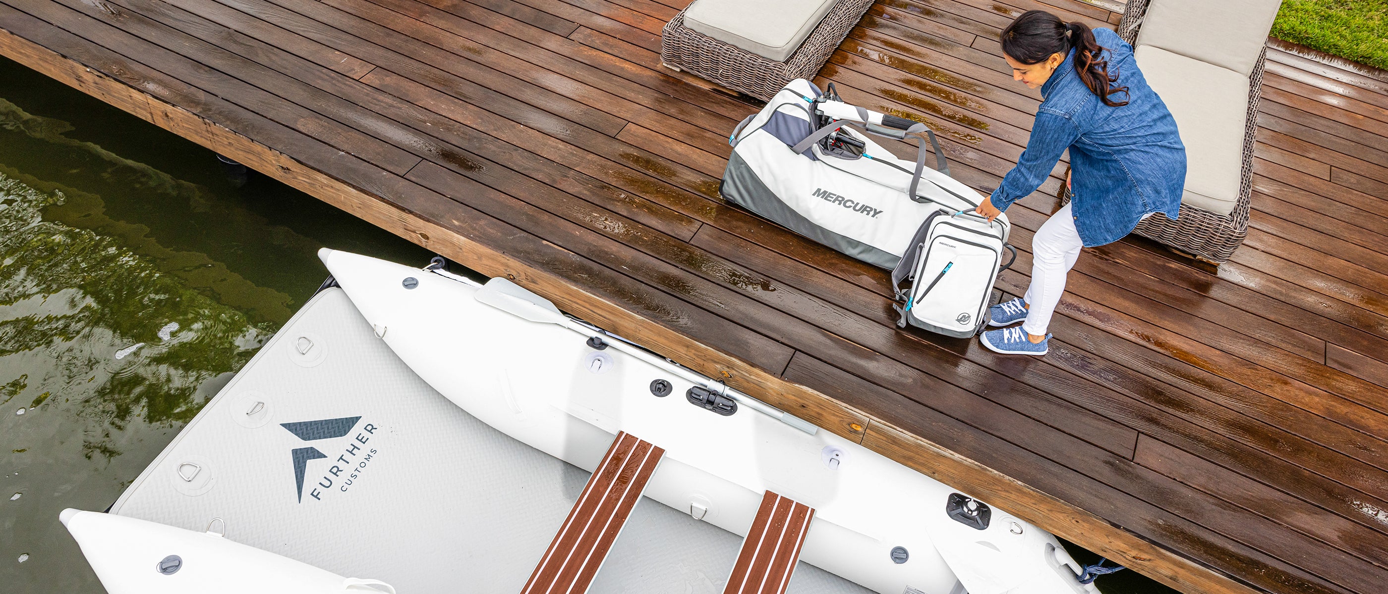 Laguna Catamaran Best Inflatable Dinghy Boat for Lake Cottage