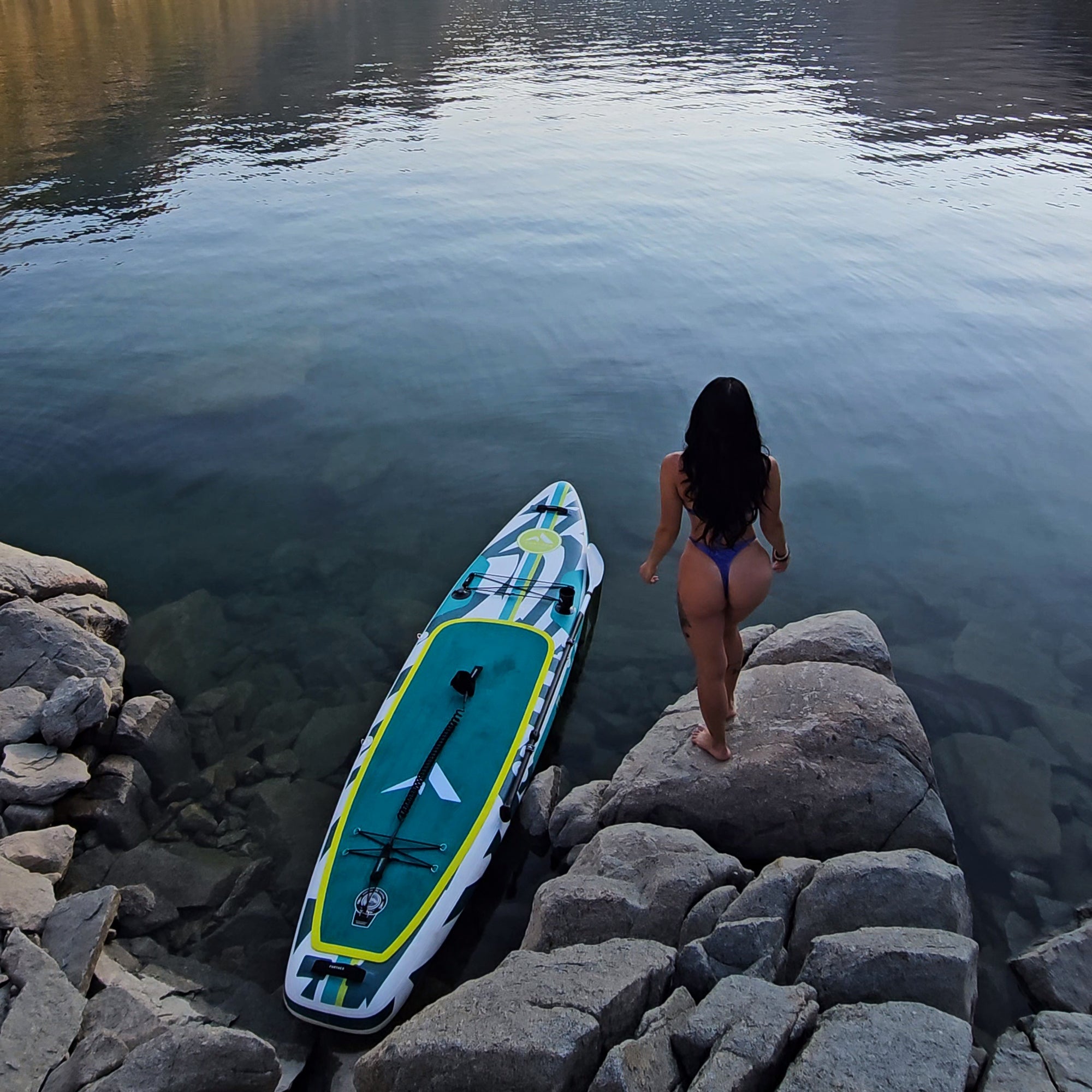 Further Customs Podium Inflatable Paddleboard SUP iSUP Board Mammoth Lakes Sierra Nevada Paddle Board Paddleboarding 