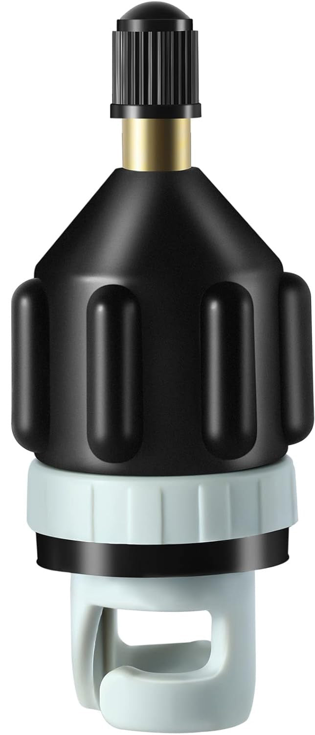 Halkey-Roberts (HR) Valve Adapter with a standard Schrader Valve Fitting