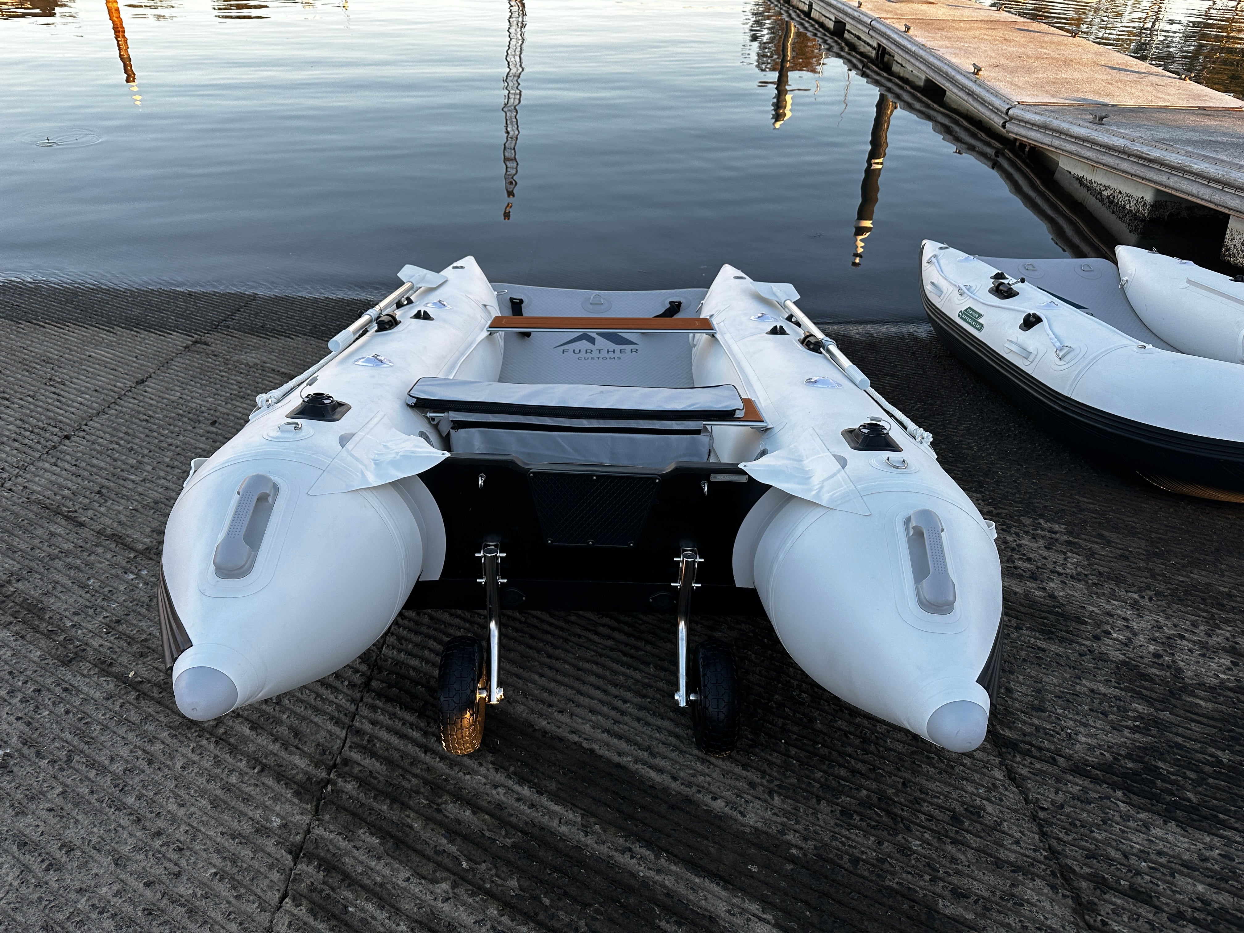 Transom Wheels with Stainless Steel Hardware - Removable