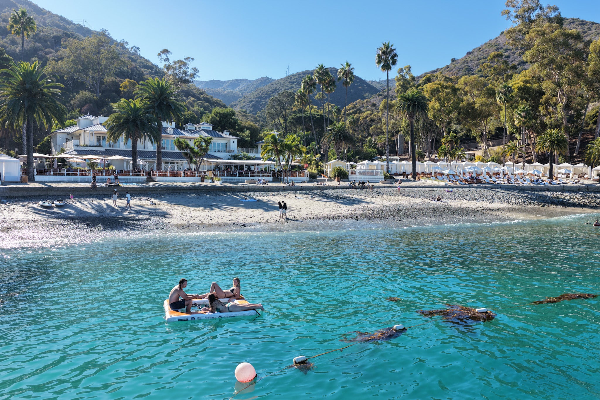 Inflatable Mesh Floating Water Hammock Dock Avalon Pad Aquadock Aquanet Deck