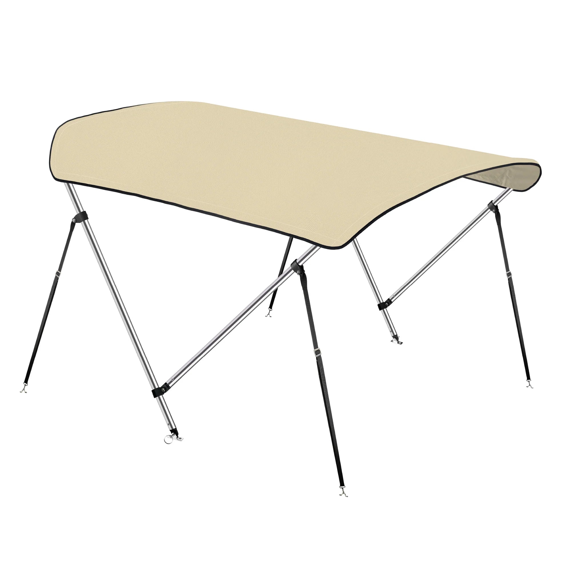 Catamaran Bimini Top Kit with Zippered Boot Cover - Double Bow